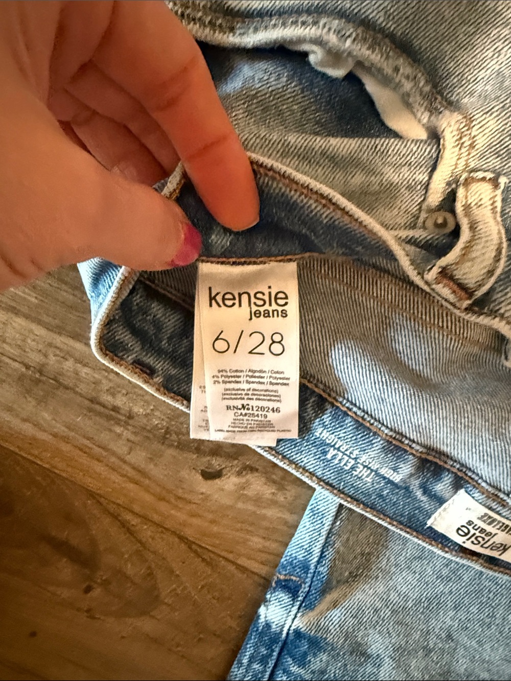Kensie Jeans The Ella High Rise Straight - Picture 4 of 5
